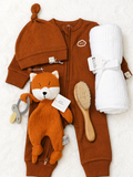 Glowing in Ginger organic baby gift set — Sayas Baby